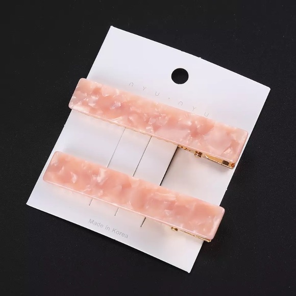 ⚜️[𝟯/$𝟭𝟴]⚜️Tortoise Coral Acrylic Hair Clip New - Picture 4 of 13